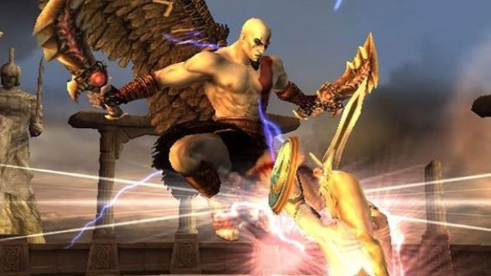 Kratos, de God of War, marca presença em Soul Calibur: Broken Destiny (Foto: Divulgação)
