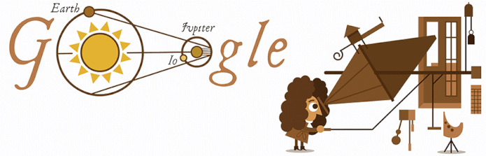 Doodle do Google celebra 340 anos da descoberta da velocidade da luz (Foto: Reprodução/Google)