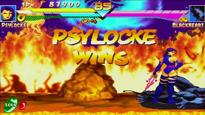 Psylocke é uma personagem querida pelos fãs mas que não garantiu espaço em Marvel vs. Capcom 3 (Foto: Reprodução/YouTube)