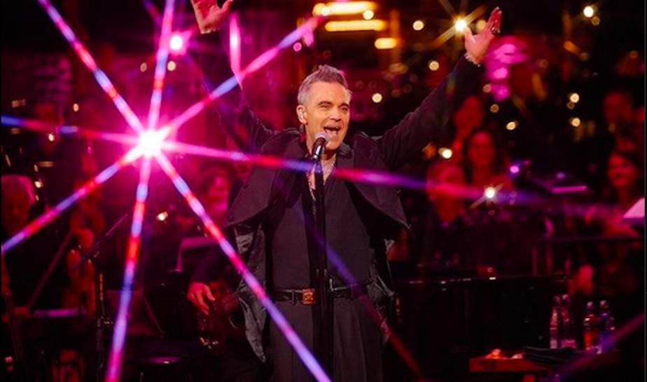 O músico Robbie Williams