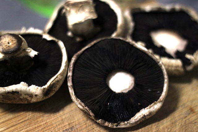 Cogumelos recheados (Foto: Larissa Januário)