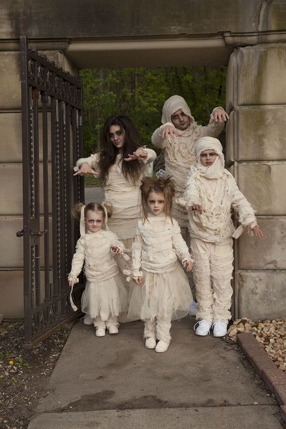 Fantasia de Halloween: múmia (Foto: @circudesign / Pinterest / Reprodução)