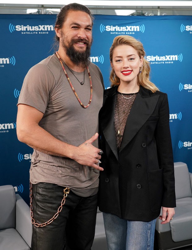 Amber Heard e Jason Momoa (Foto: Getty Images)