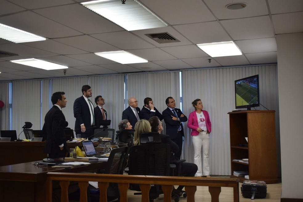 STJD absolve Ren&ecirc; e Cu&eacute;llar &mdash; Foto: Daniela Lameira
