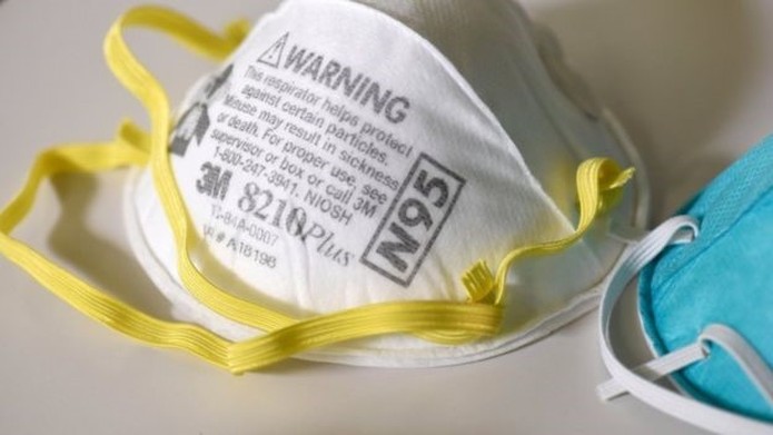 A 3M recebeu uma ordem para parar de exportar máscaras N95 fabricadas nos EUA — Foto: Reuters