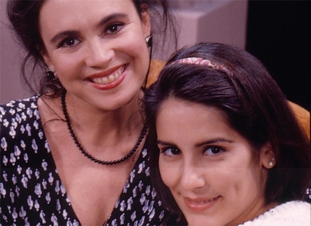 Regina Duarte e Gloria Pires como Raquel e Maria de Fátima na novela Vale Tudo (Foto: Divulgação/TV Globo)