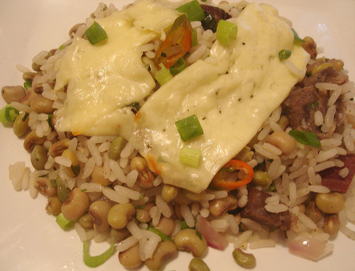 Baião de Dois com Queijo | Receitas