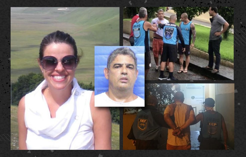 Juíza Viviane foi assassinada a facadas pelo ex-marido, contra quem já havia feito BO, conseguido medida protetiva e também garantido escolta policial — Foto: Reprodução com montagem de Guilherme Gomes/G1