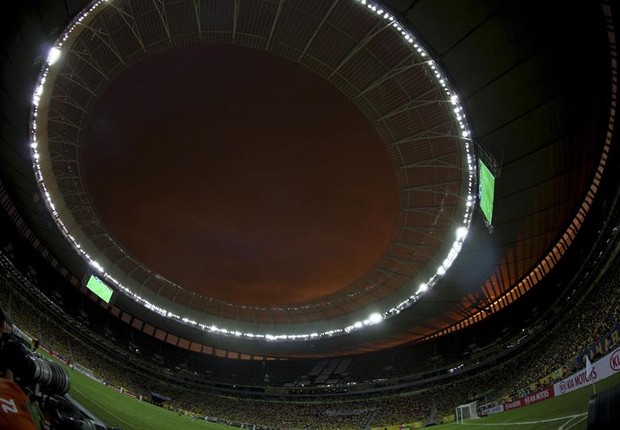 Detalhe do estádio Mané Garrincha (Foto: Agência EFE)