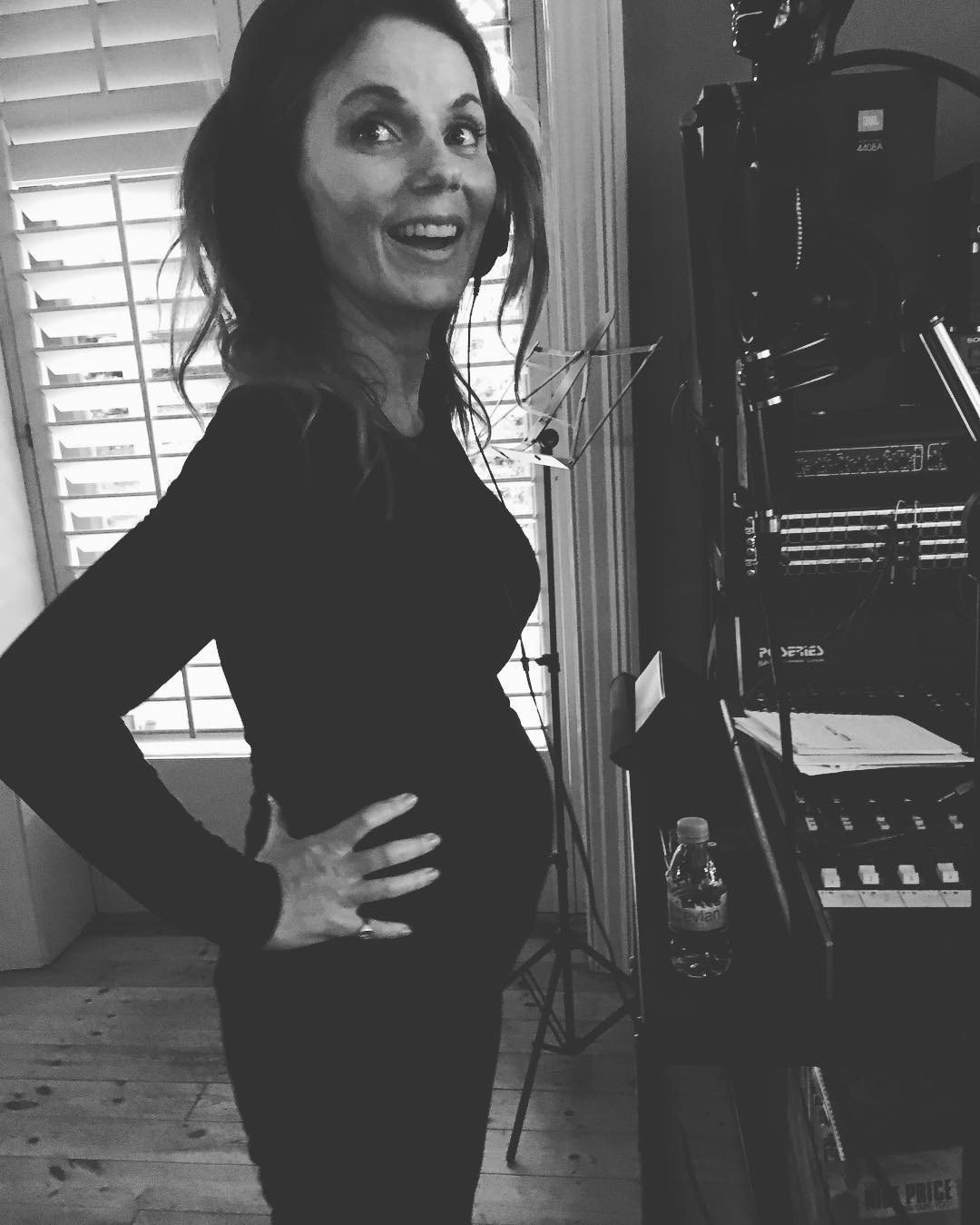 Geri Horner (ex-Halliwell) mostra a barriguinha de sua segunda gravidez (Foto: Reprodução instagram)