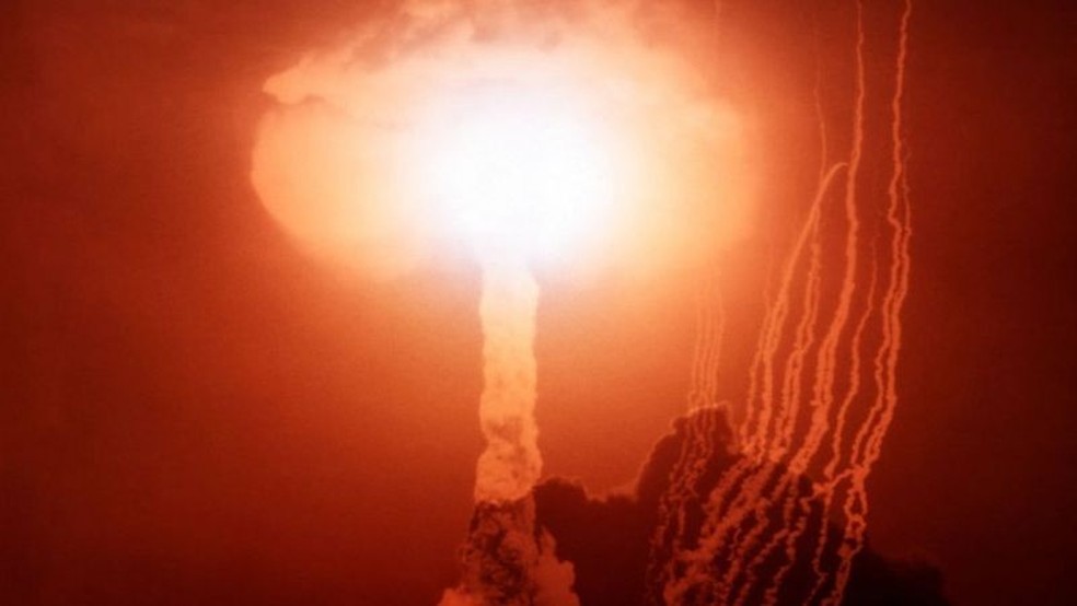 Bombas de hidrogênio são muito mais destrutivas do que bomba atômica lançada sobre Hiroshima em 1945 — Foto: Getty Images via BBC