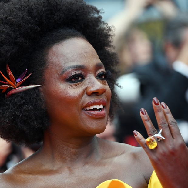 CANNES, FRANCE - MAY 18: Viola Davis attends the screening of "Top Gun: Maverick" during the 75th annual Cannes film festival at Palais des Festivals on May 18, 2022 in Cannes, France. (Photo by Joe Maher/Getty Images) (Foto: Getty Images)