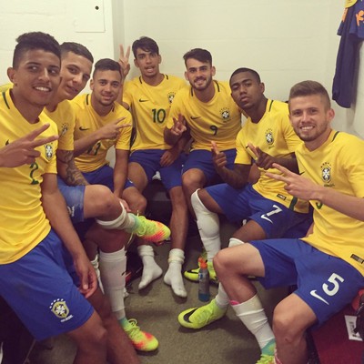 Vizeu comemora jogada com Paquetá: Gol rubro-negro a serviço da seleção