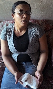 Ylza diz que estava sentindo dores e que lhe foi negado atendimento no hospital de Taguatinga (Foto: Ylza Maria Ribeiro de Queiroz/Arquivo Pessoal)