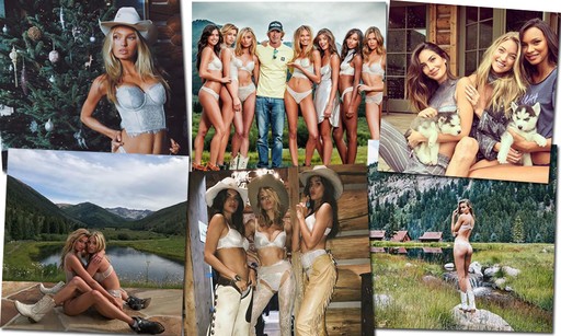 Lais Ribeiro, Stella Maxwell, Elsa Hosk, Josephine Skriver e Sara Sampaio aterrissaram na cidade do Estado americano do Colorado para fotografar a campanha Holiday 2017 da Victoria's Secret.