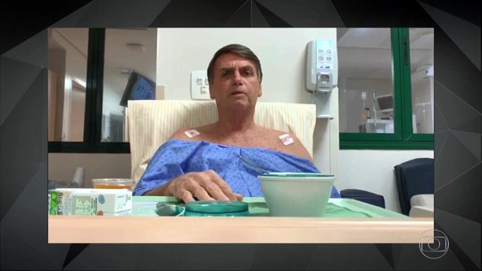 Em vídeo no hospital, Bolsonaro agradece a médicos e diz que SUS 'pode melhorar muito'