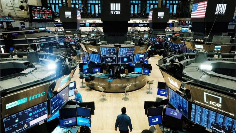 Bolsa de valores — Foto: Getty Images, via BBC