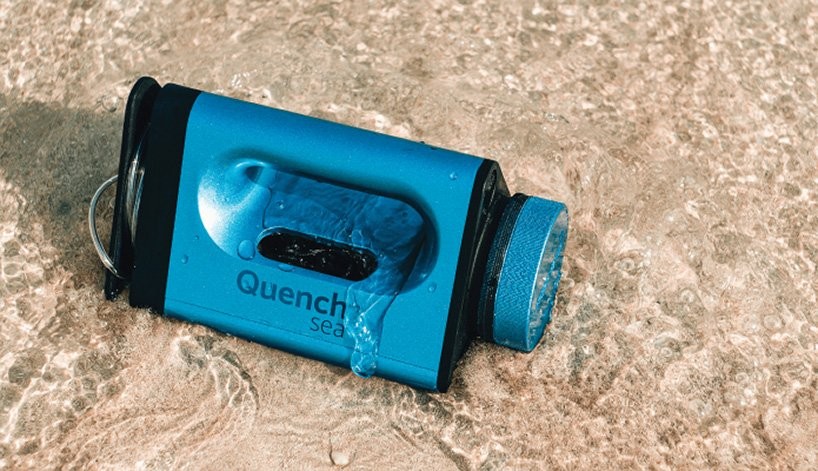 Esta garrafa transforma água do mar em potável em apenas uma hora (Foto: Divulgação)
