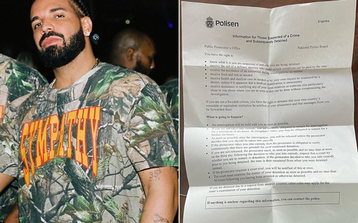 Após rumores, Drake confirma que foi detido na Suécia