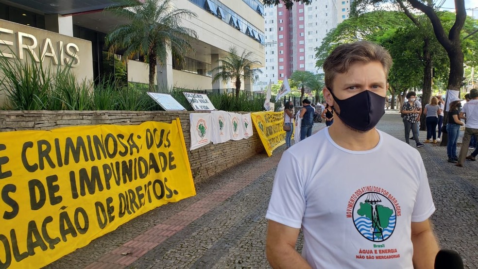 Joceli Andrioli, integrante do Movimento dos Atingidos por Barragens — Foto: Danilo Girundi/TV Globo