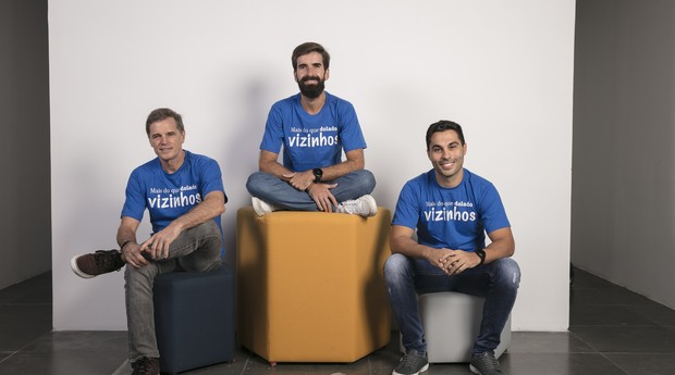 Marcelo Loureiro, Guilherme Freire e Khalil Yassine, cofundadores da Dolado (Foto: Divulgação)
