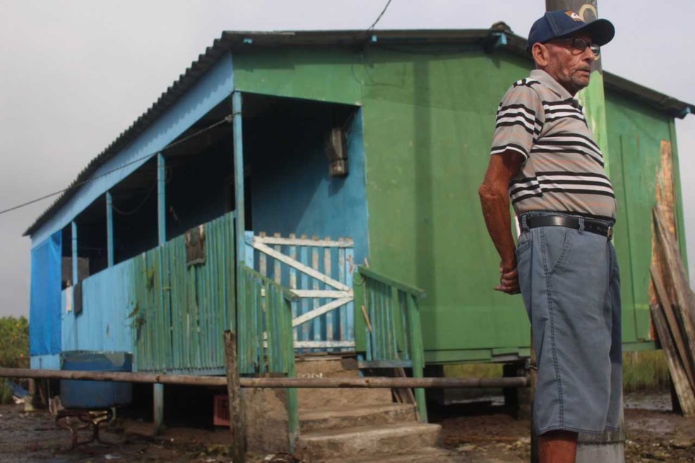 Adriano Alves, testemunha das transformações pelas quais a Ilha Diana passou (Foto: Victória Faro)