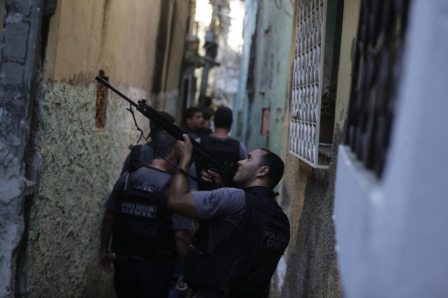 Operação policial realizada no Jacarezinho, Rio de Janeiro, em janeiro deste ano