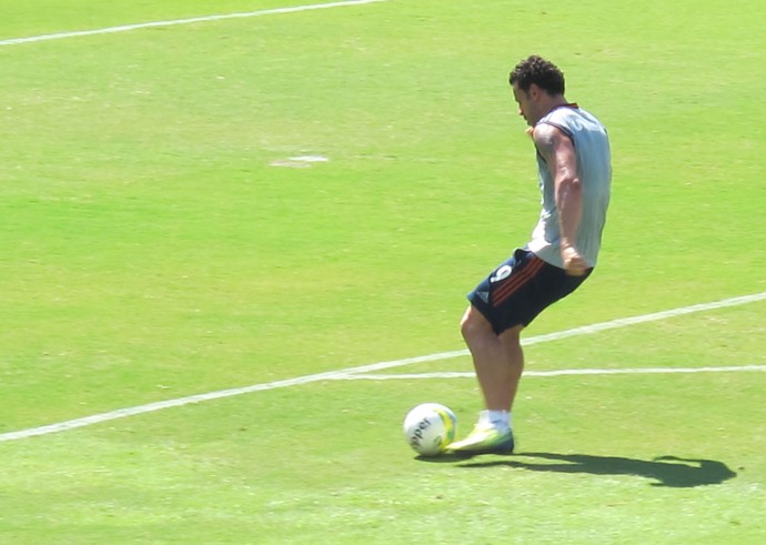 Fluminense - Fred  treino de finalização (Foto: Richard Souza)