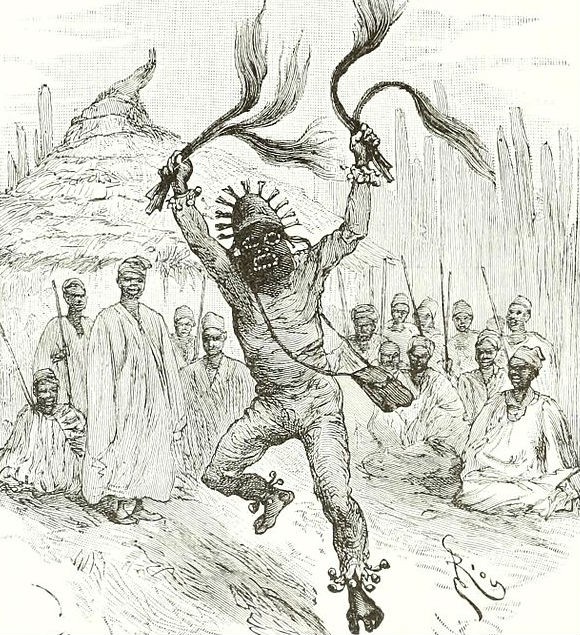 Representação artística de ritual de Vodu haitiano (Foto: Wikimedia Commons)