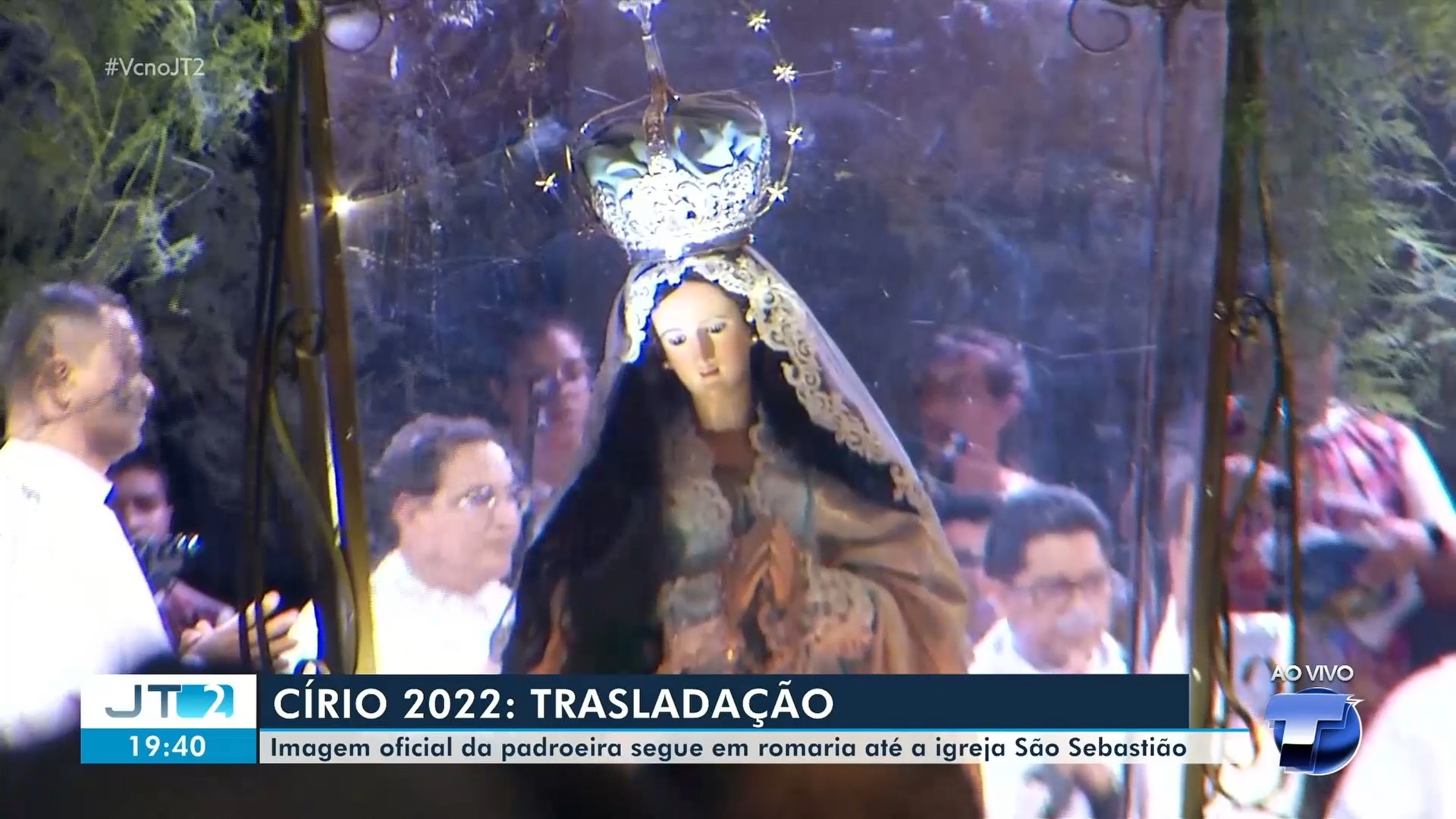 Centenas de devotos acompanham a trasladação da imagem de N. Sra. da Conceição em Santarém