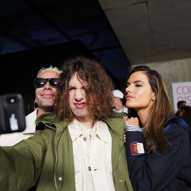 Matheus Mazzafera, Alessandra Ambrosio e Lucas Jagger (Foto: Reprodução/ Instagram)