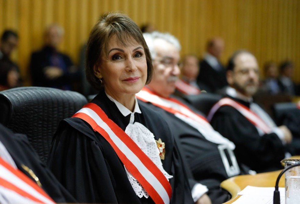 Ministra Cristina Peduzzi, nova presidente do Tribunal Superior do Trabalho — Foto: Giovanna Bembom, Fellipe Sampaio, Rafael Victor/TSE