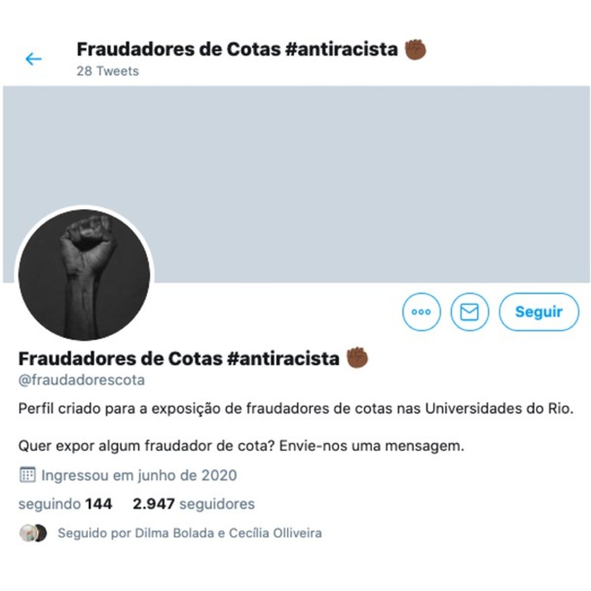 Conta No Twitter Expõe Pessoas Que Teriam Fraudado O Sistema De Cotas Para Entrar Em 