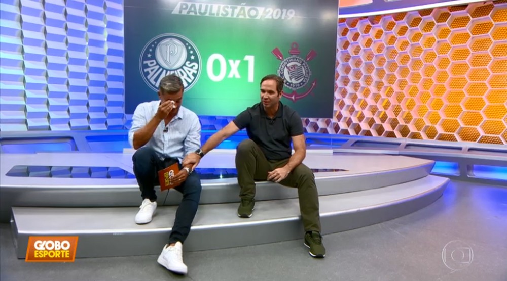 Ivan Moré se emociona no Globo Esporte, lembra da perda do pai e revela ser torcedor do Corinthians