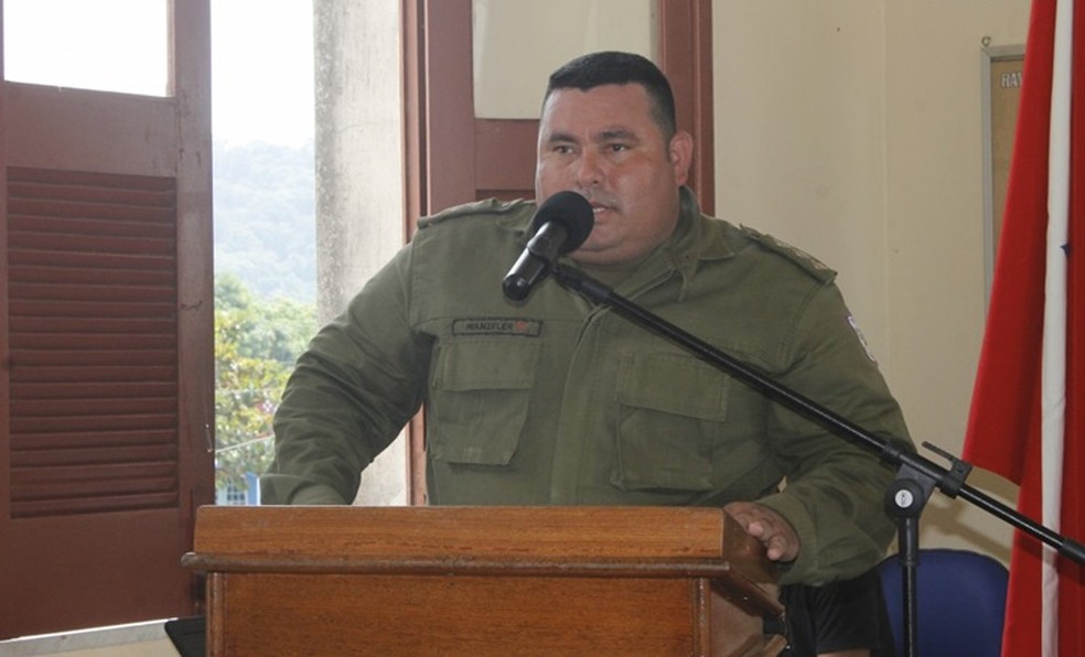 Capitão Marcel Wanzeler assumiu o comando da 29ª CIPM de Óbidos em 5 de outubro de 2017 (Foto: Reprodução/Rede Social)