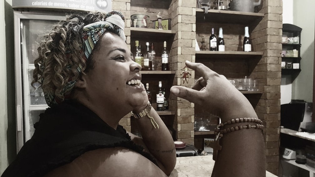 Daniela diz que sofreu bullyng na escola por ser negra e gorda.  â€” Foto: Daniela Tamara/ Arquivo pessoal 