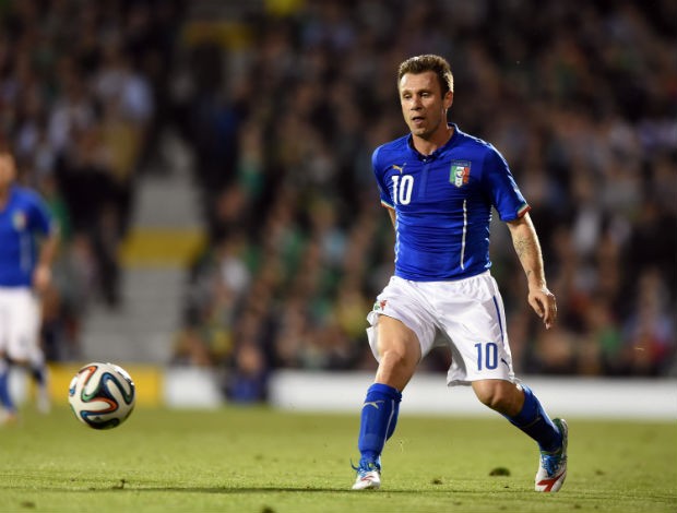 Antonio Cassano está na lista final da Itália (Foto: Getty Images)