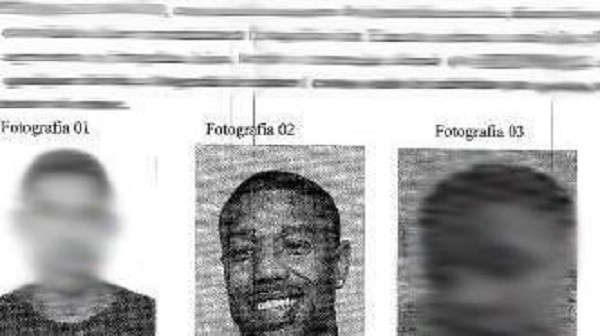 O registro do ator Michael B. Jordan usado em investigação pela Polícia Civil do Ceará (Foto: Reprodução)