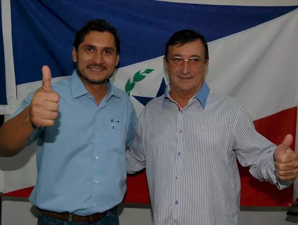 Edison Cassuci e Paulo Conconi eleitos em Angélica (MS)  — Foto: Reprodução