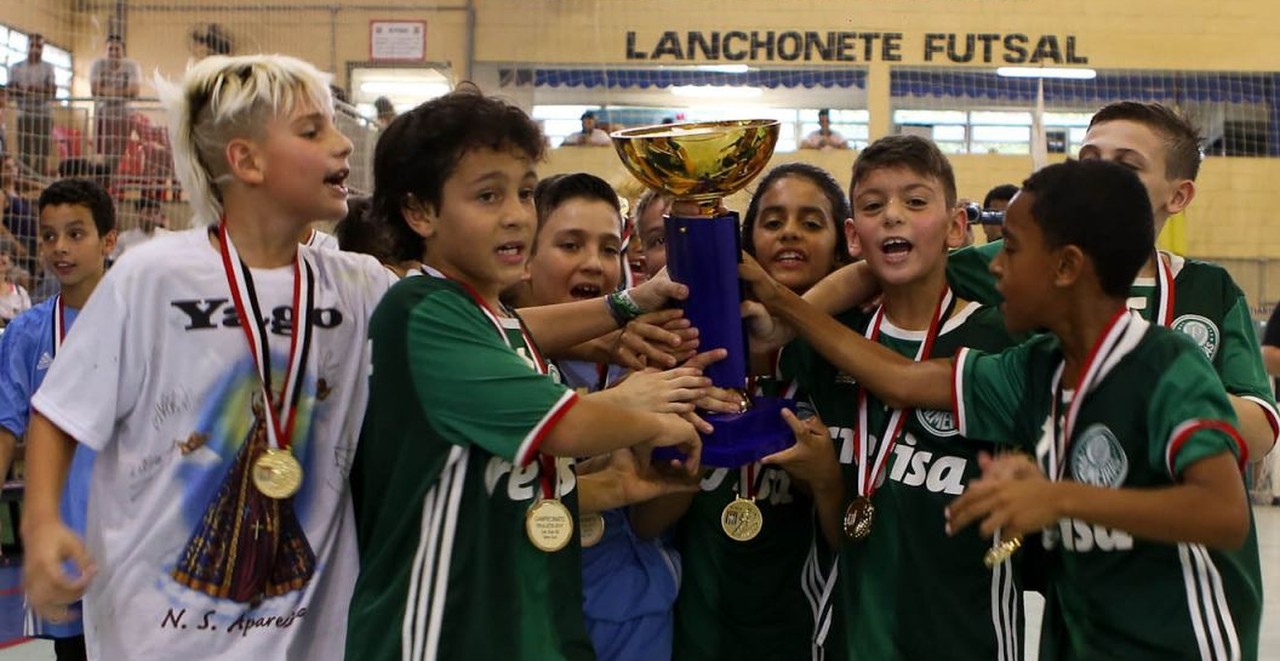 Palmeiras estreia com goleada na Taça Brasil de Futsal Sub-9