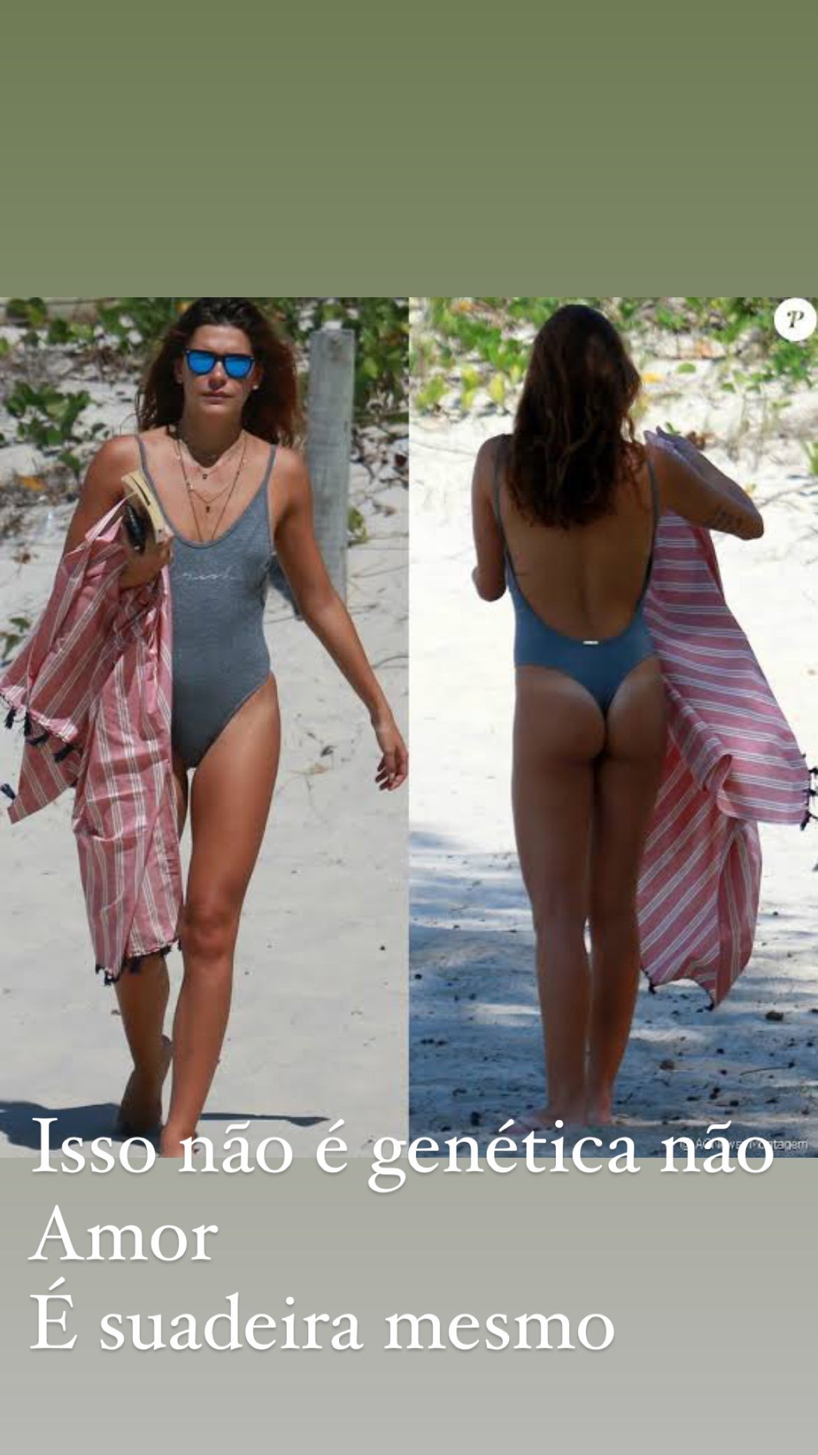 Mariana Goldfarb posta fotos antigas de seu bumbum (Foto: Reprodução/Instagram)