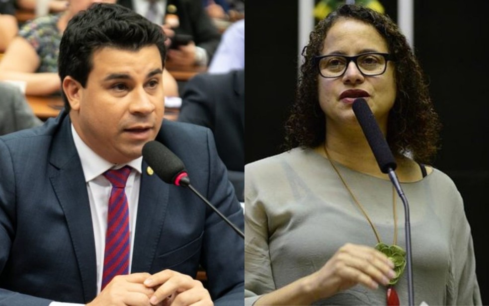 Carlos Veras (PT) e Luciana Santos (PCdoB) disputam indicação do PSB para candidatura ao Senado — Foto: Câmara dos Deputados/Divulgação