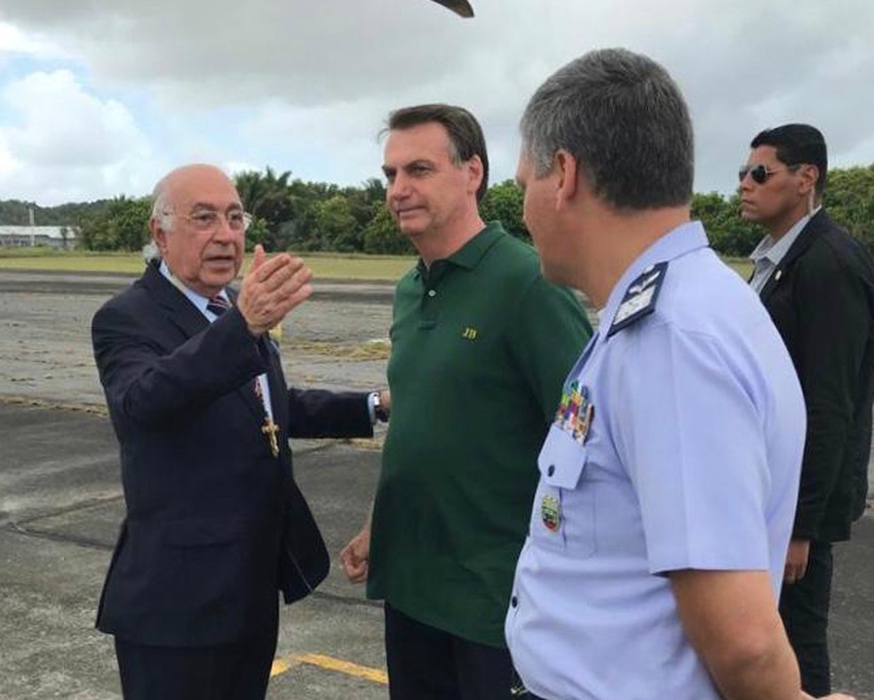 Bolsonaro deixou Salvador na manhã desta terça-feira (31) — Foto: Arquivo Pessoal