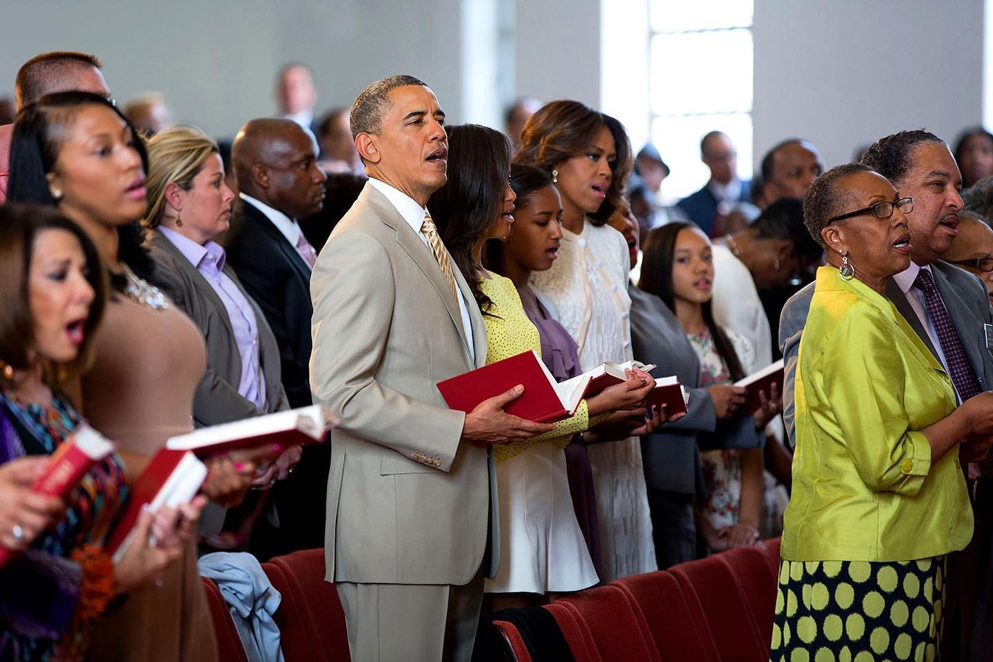 Barack Obama, Michelle Obama com as filhas Malia e Natasha (Foto: instagram/reprodução)