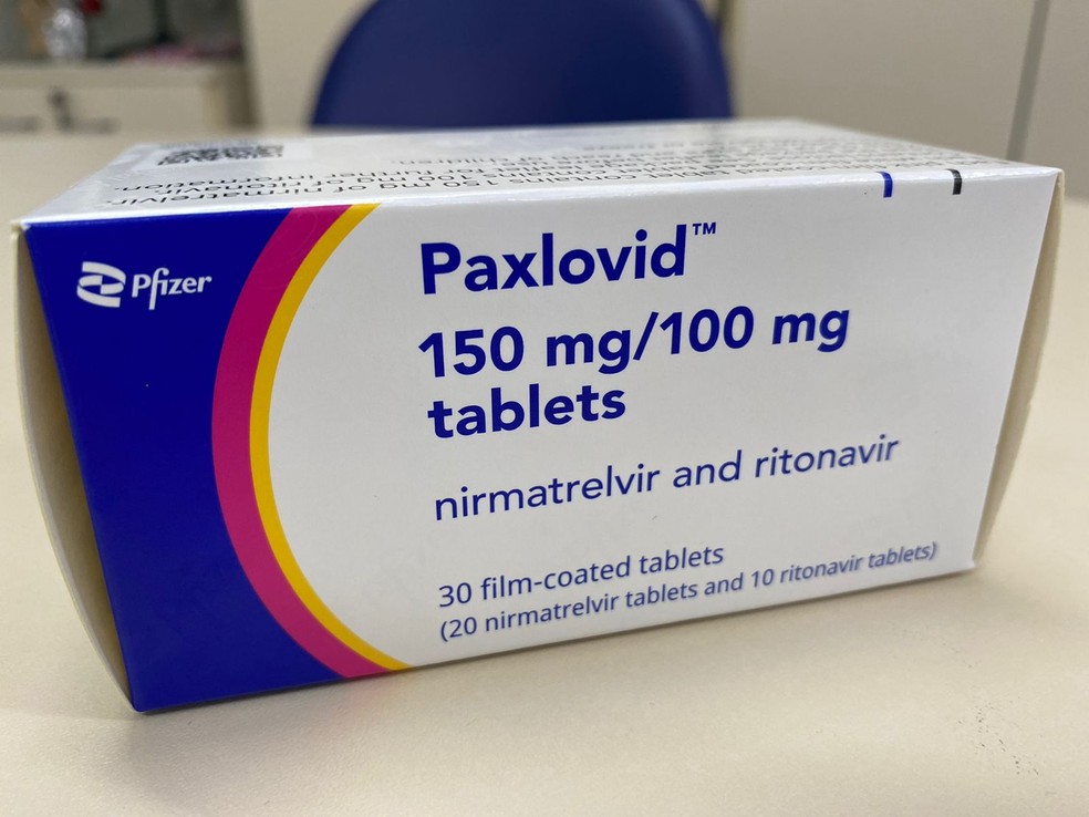 Paxlovid é o medicamento usado em casos leves de Covid-19 — Foto: Pedro Trindade/Inter TV Cabugi
