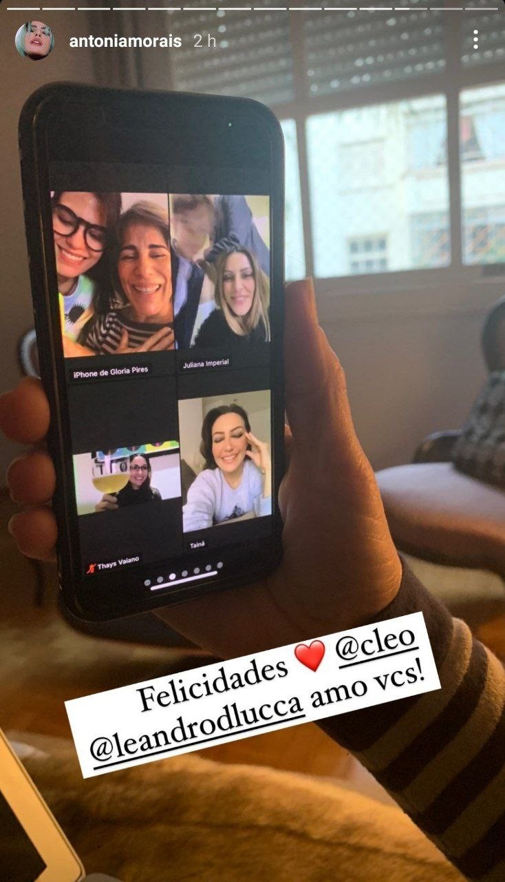 Antonia Morais mostra pós de casamento de Cleo (Foto: Reprodução/Instagram)