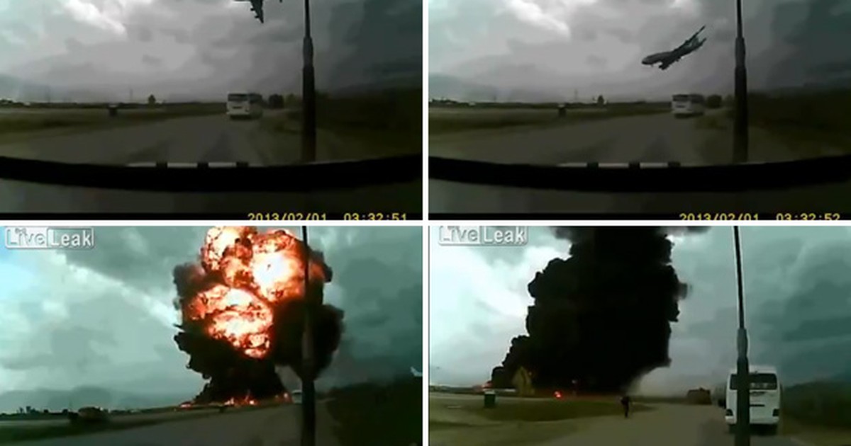 Momento do acidente aéreo hoje em Americana (SP) foi captado por câmera;  veja como foi