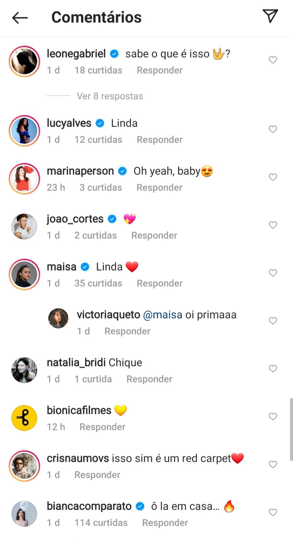 Famosos rasgam elogios para Alice Braga   (Foto: Reprodução / Instagram )