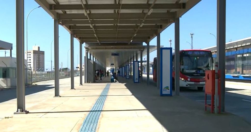 Estação do BRT em Campinas — Foto: Reprodução/EPTV