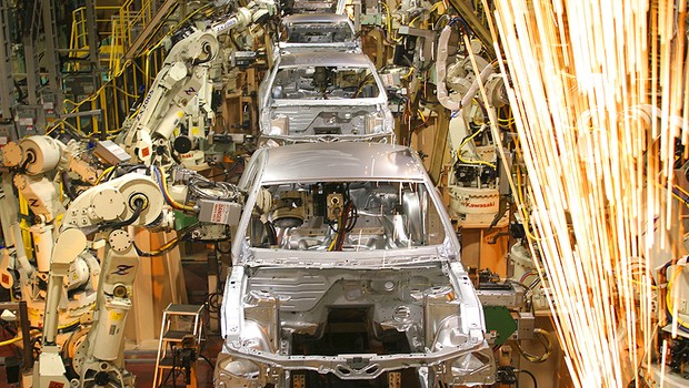 Indústria Montadora Produção industrial Veículos Carro (Foto: Getty Images)